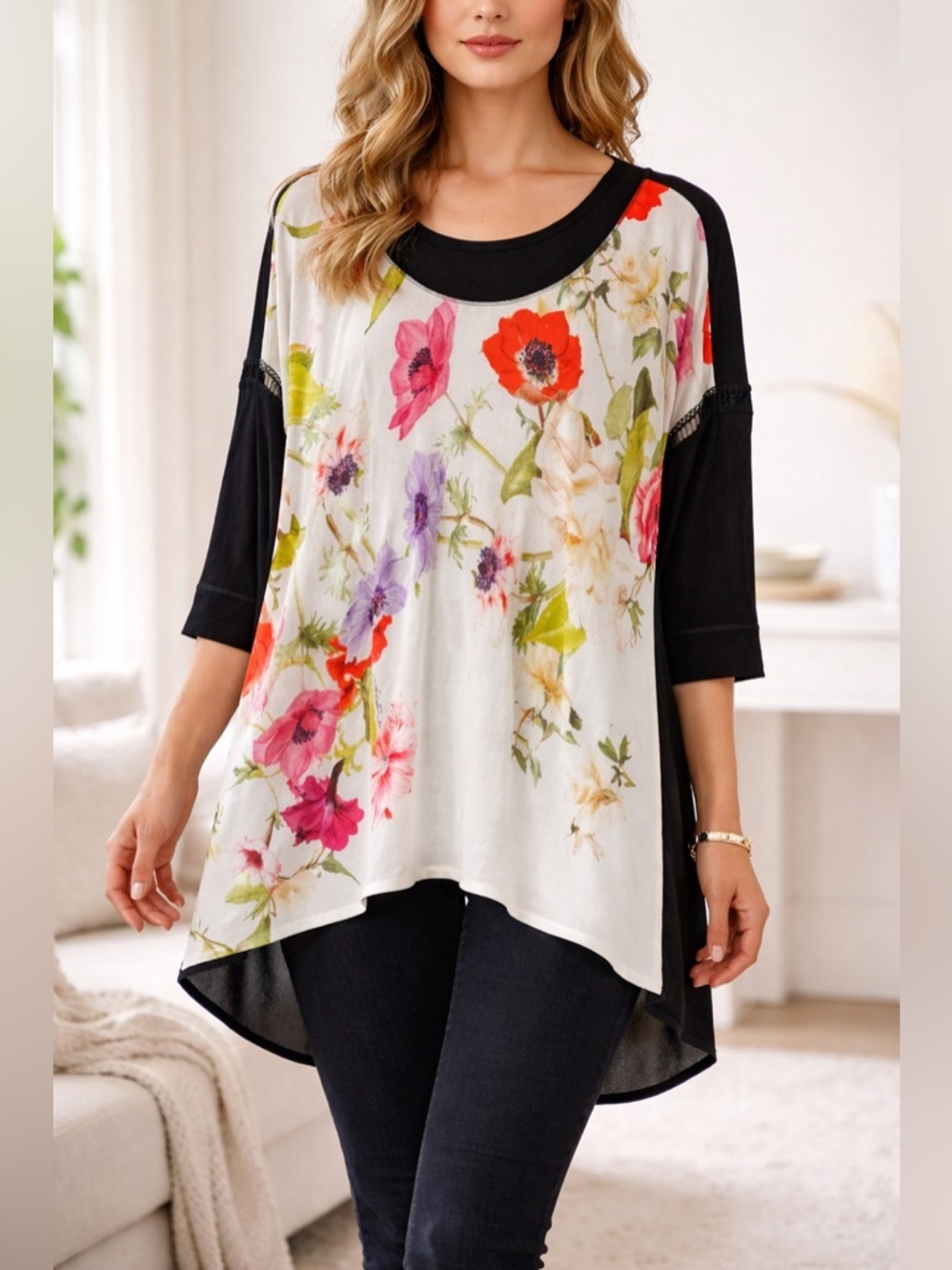 Roberto Cavalli Floral Blouse